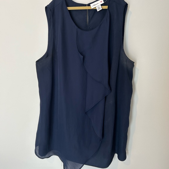 Navy Sleevless Blouse - Philip Lim for Target - Picture 1 of 9